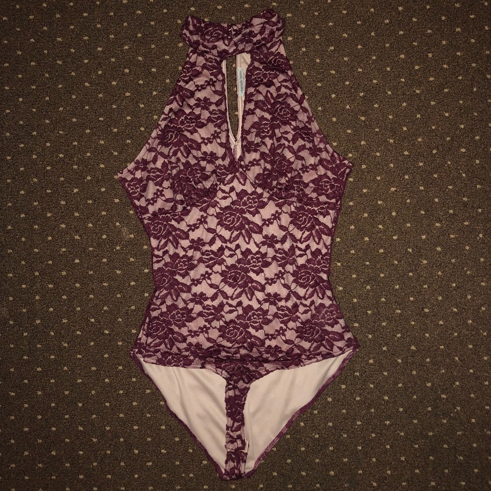 Charlotte Russe Lace Bodysuit